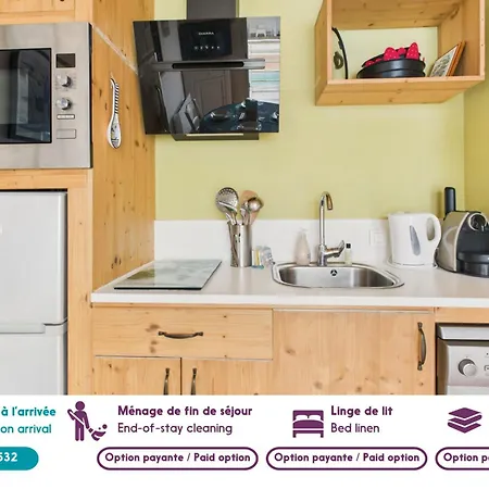 아파트 400m De La Plage, Avec Piscine *